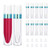 10Pcs Empty Lip Gloss Tubes with Wand CAIYA 8ml Empty Lipstick Tubes with Rubber Stoppers Refillable Lip Balm Containers Clear Tubes for Lip Gloss DIY Cosmetic Containers Beauty Sample?Light Blue?