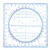 Multifunctional Drawing Ruler Springhall Angle and Circle Maker Drawing Geometric Drawing Template Measuring Ruler Multipurpose Draw Tool for Office and SchoolBlue