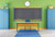 YEELE 5x3ft Classroom Backdrop Back to School Blackboard Photography Background Online Teaching Course School Party Kid Boy Student Portrait Photo Shoot Studio Prop