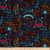 Timeless Treasures 0419533 Faith Words Fabric by the Yard, Brite