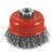 EAB Tool 2160439 3" Carbon Steel Crimped Wire Cup Wire Brush - Recyclable,