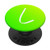 Bright Green Gradient Initial L Phone Lime Green Letter L PopSockets PopGrip Swappable Grip for Phones  and  Tablets
