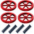 Creality 4PCS Upgrade Aluminum Hand Twist Leveling Nut with 4PCS Hot Bed Springs Printer Compression Springs Compatible for Ender 33 Pro Ender 55 PlusPro CR-10 CR10S10S Pro CR 20 3D Printer