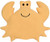 Tikiri My First Ocean Buddies Natural Rubber Rattle and Bath Toy - Crab
