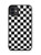 iPhone 11 Pro Max Case Black White Checkered Flag Geometric Checkered Pattern Thin Soft Black TPU Tempered Mirror Material Protective Case for Apple iPhone 11Pro Max Cases C-for iPhone 11 Pro Max