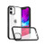 VATI Compatible with iPhone 12 Mini Case Cover Clear PC Back with TPU Edge Protective Case for iPhone 12 Mini Cases for iPhone 12 Mini 5_4 Inch ClearBlack