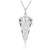 MANIFO Natural Clear Quartz Crystal Locket Pendant Necklace Reiki Healing Gemstone Point Necklaces Jewelry for Womens