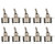 NovelBee 10 Pack of 12V 20A ONOff Toggle Switch LED Light Rocker SPST Switch for Car Boat Blue