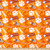 Sykel Enterprises NCAA- Clemson 1178 Tone on Tone OrangePurpleWhite Fabric by the Yard