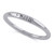 Sterling Silver Thin Stackable Faith Ring - Size 4