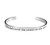 She believed she could so she did Inspirational Bracelet Cuff Bangle  Silver tone standard size