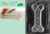 Cybrtrayd MdK50-A062 Dog Bone Animal Chocolate Candy Mold with Packaging Kit