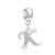 Soulbeads Pendants Letter K Charm Sterling Silver 925 Initial A-z Alphabet Beads Name Charm for Bracelet Charms