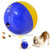 4_7 Dog Treat Ball Interactive Dog Toys IQ Giggle Mentally Stimulating Dog Toys Squeaky Wobble Wag Giggle Ball Dog Toy for All Dogs