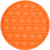 Orange Pop Fidget Toy 1PCS Push Pop Bubble Sensory Fidget Toy Stress Reliever Autism Round Toy Anti-Anxiety Toys for The Old and The Young