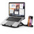 Laptop Stand Computer Stand Computer Riser Ergonomic Laptops Elevator for Desk Compatible with 10 to 17 Inches Notebook Computer Black