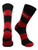 TCK Ball State Cardinals Game Day Striped Socks CardinalBlack Large