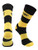 TCK Wichita State Shockers Game Day Striped Socks BlackYellow Large