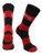 TCK UNLV Rebels Game Day Striped Socks ScarletBlack Large