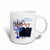 3dRose mug-80495-1 Menorah N Star of David with Happy Chanukah Ceramic Mug 11-Ounce