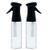 KEEN Continuous Spray Bottle 12_2 OZ Fine Mist for Hair Styling Barber Plants Refillable Empty Water Bottle Trigger Sprayer Set BlackClear 2 Pack