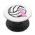 Letter A Volleyball Pink Monogram PopSockets PopGrip Swappable Grip for Phones  and  Tablets