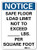 SmartSign Notice - Safe Floor Load Limit Not to Exceed-Lbs_ Per Square Foot Write-On Sign  10 x 14 3M Reflective Aluminum