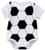 COSLAND Infant Baby Boys Soccer Bodysuit White and Black 3-6 Months