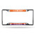 NCAA Rico Industries Easy View Chrome License Plate Frame Clemson Tigers
