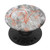 V Pink Pineapples Grey Gray Abstract Monogram Initial Letter PopSockets PopGrip Swappable Grip for Phones  and  Tablets