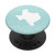 Cute Home State Texas Map Silhouette - Mint Polka Dot PopSockets Grip and Stand for Phones and Tablets
