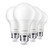 Homigo Light Bulbs 4 Pack A19 LED Bulbs 12W 100W Equivalent 5000K Daylight White 1080 Lumens Non-Dimmable Standard LED Light Bulbs Energy Saving E26 Base