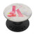 Pink Monogram Letter K Initial Macaron PopSockets PopGrip Swappable Grip for Phones  and  Tablets
