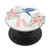 Blue Hummingbird Bird Lover Pink Flowers Feeder Letter K PopSockets PopGrip Swappable Grip for Phones  and  Tablets