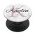 Kaylin Rose Pink Monogram Letter K Girls PopSockets PopGrip Swappable Grip for Phones  and  Tablets