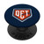 Vintage Detroit Baseball Home Plate City Map PopSockets Grip and Stand for Phones and Tablets