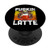 Pugkin Latte For A Pug Cup Coffee Lovers - Pug Dad Pug Mom PopSockets PopGrip Swappable Grip for Phones  and  Tablets