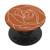Rose Flower Floral Modern Boho Terracotta Burnt Orange Women PopSockets PopGrip Swappable Grip for Phones  and  Tablets