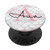 Ava Name Letter A Mermaid Scales on Rose Pink PopSockets Grip and Stand for Phones and Tablets