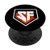 Vintage San Francisco Baseball Home Plate City Map PopSockets Grip and Stand for Phones and Tablets