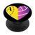 Softball Volleyball Heart Girl Gift Pink Purple Letter A PopSockets PopGrip Swappable Grip for Phones  and  Tablets