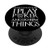 Funny Poker Game Playing Quote Poker Player Gift PopSockets PopGrip Swappable Grip for Phones  and  Tablets