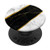 PopSockets Grip and Stand - Gold  Black  and  White Marble-Look PopSockets PopGrip Swappable Grip for Phones  and  Tablets