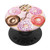 Sprinkle Donuts over Pink Monogram Name Initial Letter L PopSockets PopGrip Swappable Grip for Phones  and  Tablets