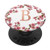 Japanese Cherry Blossom Letter B Initial Monogram Rose Pink PopSockets Grip and Stand for Phones and Tablets