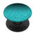 Teal Gradient Ombre Black Fade Simple PopSockets PopGrip Swappable Grip for Phones  and  Tablets