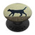 Black Cat Graffiti Wall Art PopSockets Grip and Stand for Phones and Tablets