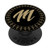 M Initial Monogram Gift Ideas Name Letter M Pop Socket PopSockets Grip and Stand for Phones and Tablets