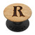 Letter R First Initial Monogram Plain  and  Simple PS13790R PopSockets PopGrip Swappable Grip for Phones  and  Tablets