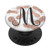 Letter M Rose Gold Pineapple Pattern PopSocket Marble With M PopSockets Grip and Stand for Phones and Tablets